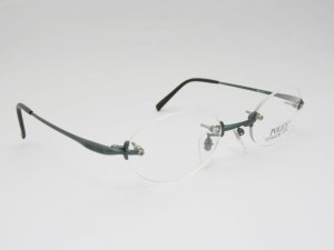 画像2: POLICE ポリス　メガネ　眼鏡　ツーポイント（フチなし）　度付対応　V2512A-411