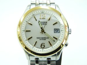 画像4: CITIZEN Eco-Drive RADIO CONTROLED　シチズンエコドライブ電波腕時計　シルバー/ゴールド　AS1074-50P