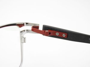 画像6: TUMI トゥミ　メガネ　眼鏡　シルバー／ブラックカーボン　度付対応　VTU043J-0579-55