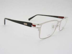 画像2: TUMI トゥミ　メガネ　眼鏡　シルバー／ブラックカーボン　度付対応　VTU043J-0579-55