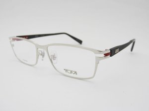 画像1: TUMI トゥミ　メガネ　眼鏡　シルバー／ブラックカーボン　度付対応　VTU043J-0579-55