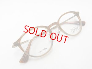 画像7: NICOLE（ニコル） ブラウンハーフ　プラスチック／βチタン　コンビネーションフレーム　NS-13278-2-48