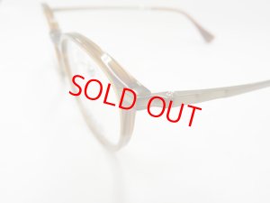 画像5: NICOLE（ニコル） ブラウンハーフ　プラスチック／βチタン　コンビネーションフレーム　NS-13278-2-48