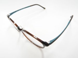 画像4: EYEs CLOUD アイクラウド　超軽量メガネフレーム　ウルテム　EC-1052-2　ブラウン／グリーン　52サイズ