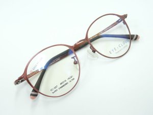 画像7: EYEs CLOUD アイクラウド　超軽量メガネフレーム　ステンレス／ウルテム　EC-337-2　ピンク／オレンジブラウン　49サイズ