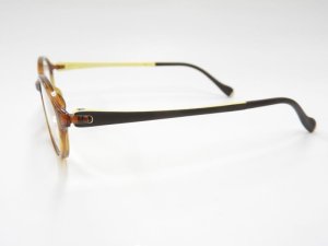 画像3: EYEs CLOUD アイクラウド　超軽量メガネフレーム　ウルテム　EC-1095-4　ブラウン／イエロー　52□16-140