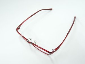 画像4: EYEs CLOUD アイクラウド　超軽量　小さめメガネフレーム　ウルテム　EC-1021-4　レッド　49□15-135