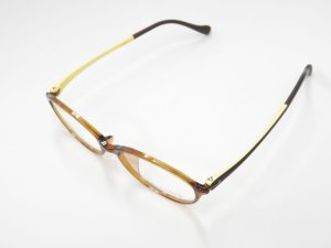 画像4: EYEs CLOUD アイクラウド　超軽量メガネフレーム　ウルテム　EC-1095-4　ブラウン／イエロー　52□16-140
