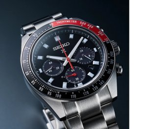 画像3: [セイコーウオッチ] 腕時計 プロスペックス ソーラークロノグラフSBDL099 メンズ レッド/ブラック