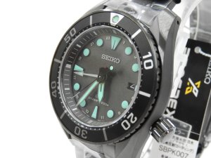 画像4:   商品名	セイコー プロスペックス SEIKO PROSPEX ダイバースキューバ ソーラー 腕時計 メンズ SBPK007 The Black Series Night Vision