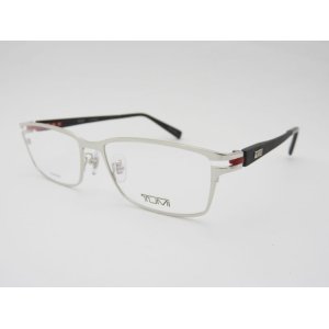 画像: TUMI トゥミ　メガネ　眼鏡　シルバー／ブラックカーボン　度付対応　VTU043J-0579-55