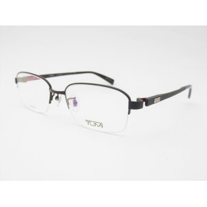 画像: TUMI トゥミ　メガネ　眼鏡　マットブラック／ブラックカーボン　度付対応　VTU044J053154
