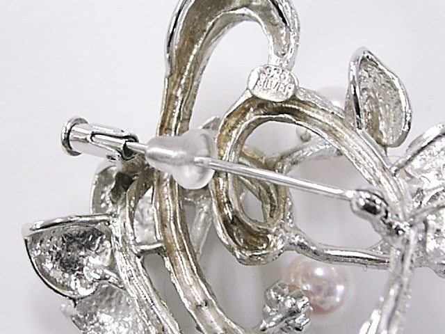 画像4: シルバー（silver925）　本真珠アコヤ　ブローチ＆ペンダント　B-405